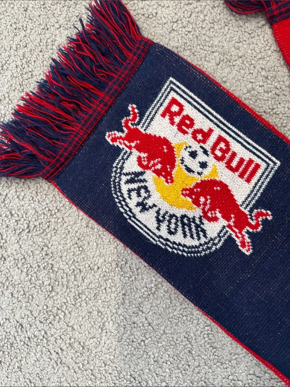 TWO (2) US National Team Red & Navy Soccer Scarves